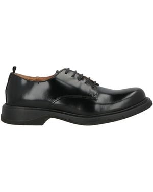 FRANZINI Lace-Up Shoes Leather - Black