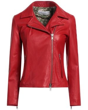 Bully Jacket Lambskin - Red