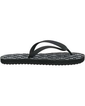 Philipp Plein Thong Sandal Rubber - Black