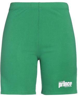 Sporty & Rich Shorts & Bermuda Shorts Cotton, Elastane - Green