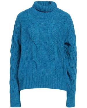 Pink Memories Turtleneck - Blue