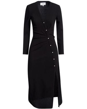 Ba&sh Midi Dress Polyester, Viscose, Elastane - Black