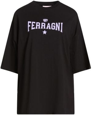 Chiara Ferragni T-Shirt Cotton - Black