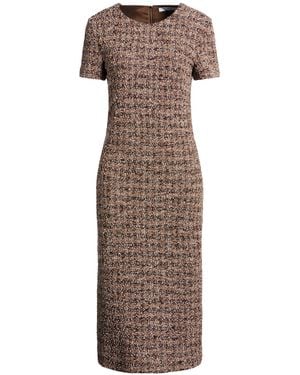 Max Mara Robe Midi - Marron