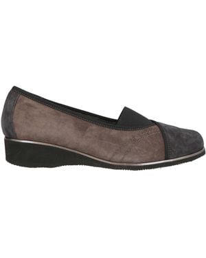 Melluso Charcoal Pumps Textile Fibers - Gray
