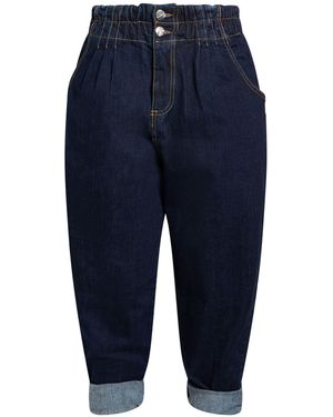NUALY Jeans Cotton, Elastic Fibres - Blue