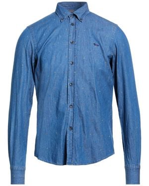 Harmont & Blaine Denim Shirt Cotton - Blue