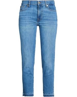 7 For All Mankind Pantalon En Jean - Bleu