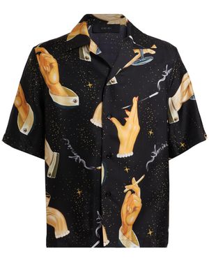 Amiri Shirt Silk - Black