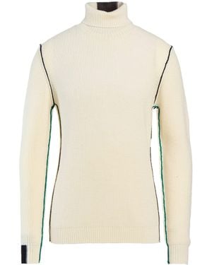 Bob Cream Turtleneck Wool, Acrylic - Natural