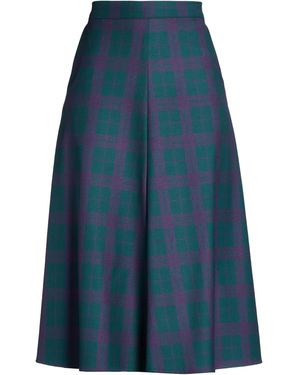 Diana Gallesi Dark Midi Skirt Polyester, Viscose, Elastane - Blue