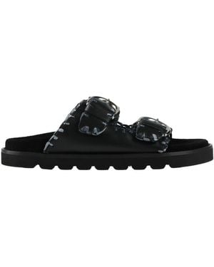Weekend by Maxmara Sandals Leather - Black