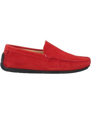 Borghese Loafers Leather - Red