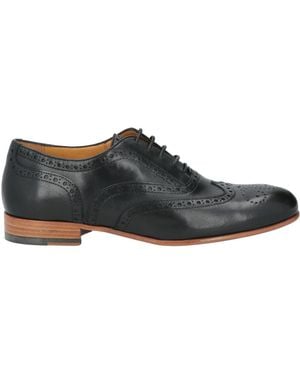 Testoni Lace-Up Shoes Calfskin - Black