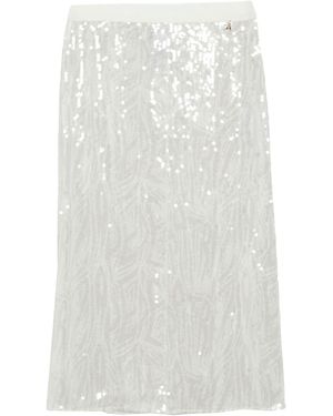 Patrizia Pepe Midi Skirt - White
