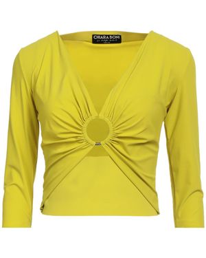 La Petite Robe Di Chiara Boni Tops - Yellow