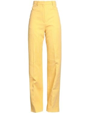 Jacquemus Trousers Linen, Viscose, Polyester - Yellow