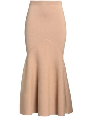 Patou Maxi Skirt Merino Wool, Polyamide, Cashmere - Natural
