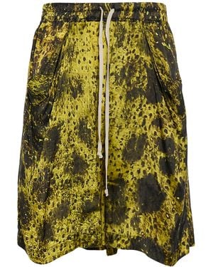 Rick Owens Shorts & Bermuda Shorts Cupro - Green