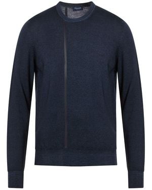Drumohr Sweater Merino Wool - Blue