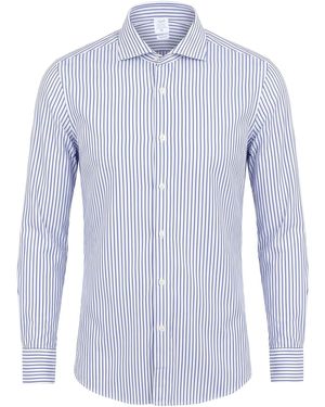 Agho Shirt Cotton - Blue