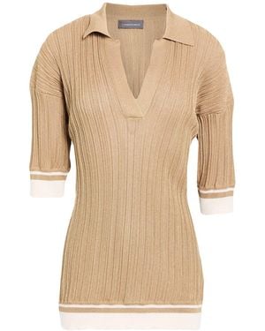 Lorena Antoniazzi Camel Jumper Viscose, Polyester - Natural