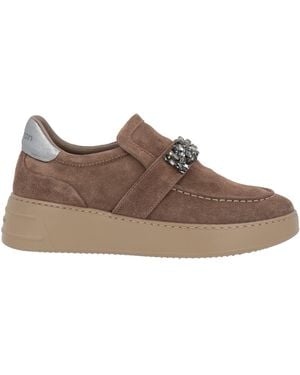 Stokton Taupe Sneakers Leather - Brown
