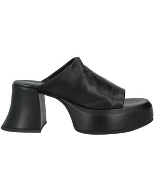 Miista Sandals Leather - Black