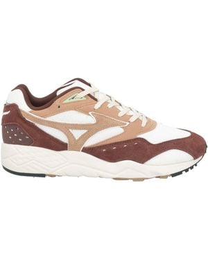 Mizuno Trainers Leather, Textile Fibres - Pink