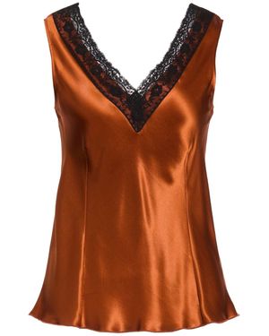 D.exterior Top Silk - Orange