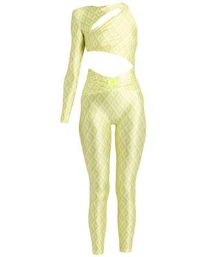 Elisabetta Franchi Lime Jumpsuit Polyamide, Elastane - Yellow