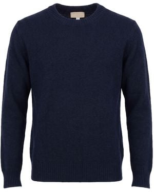 120% Lino Pullover - Blau