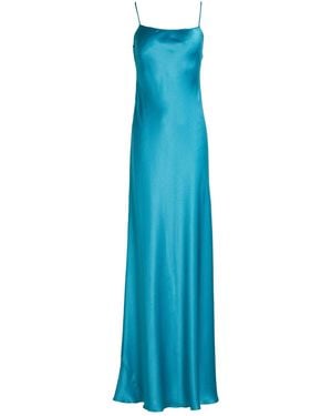 Alberta Ferretti Light Maxi Dress Silk - Blue