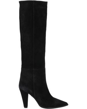 Anna F. Knee Boots - Black