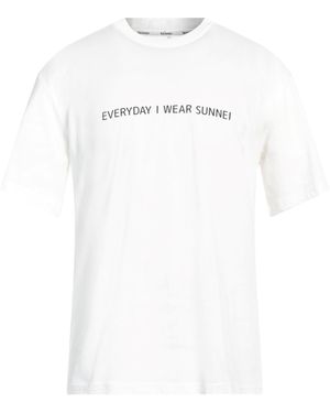 Sunnei T-Shirt Cotton - White
