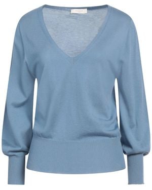 Zanone Sweater Cotton, Silk - Blue