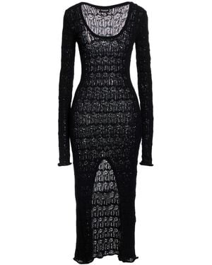 Dondup Vestido Largo - Negro