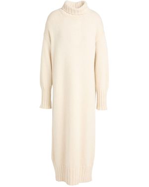 Aragona Ivory Midi Dress Cashmere - White