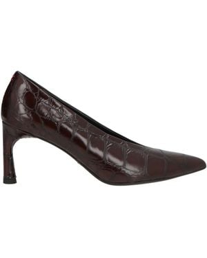 Halmanera Court Shoes Leather - Brown