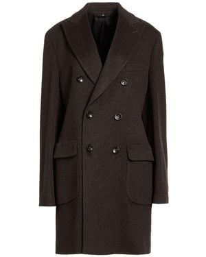 Hevò Coat Virgin Wool - Black