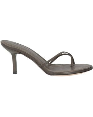 ARMARIUM Dark Thong Sandal Leather - Metallic