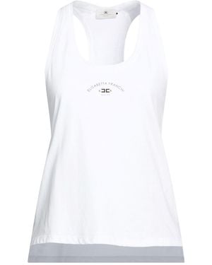 Elisabetta Franchi Tank Top Cotton - White