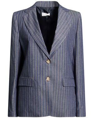 HOPE SKY Blazer Viscose, Polyester - Blue