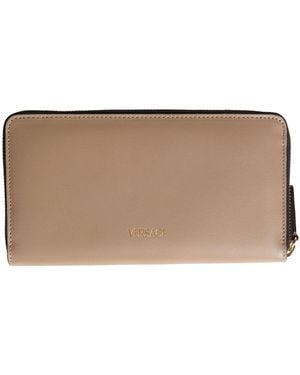 Versace Khaki Wallet Leather - Natural