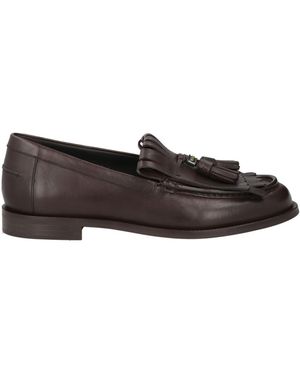 Emporio Armani Dark Loafers Leather - Grey