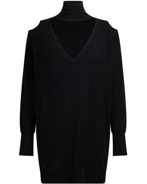 Roberto Collina Mini Dress Merino Wool - Black