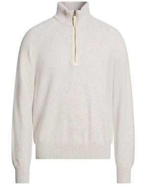 Tom Ford Light Turtleneck Wool, Cashmere - White