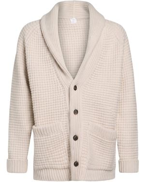 Eleventy Cardigan Wool, Cashmere - Natural