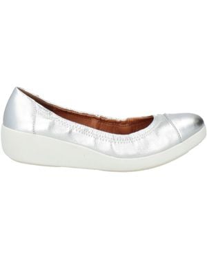 Fitflop Ballet Flats Leather - White