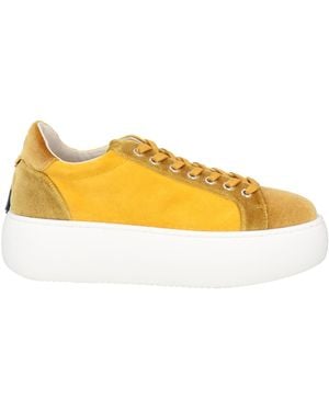 Barracuda Trainers Textile Fibres, Leather - Yellow